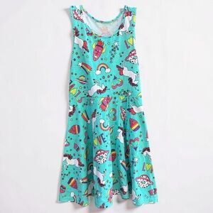Unicorn Rainbow Dress Girls M 7/8 – The Children’s Place Skater Dress
